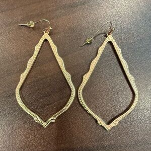 Kendra Scott Gold Teardrop Earrings